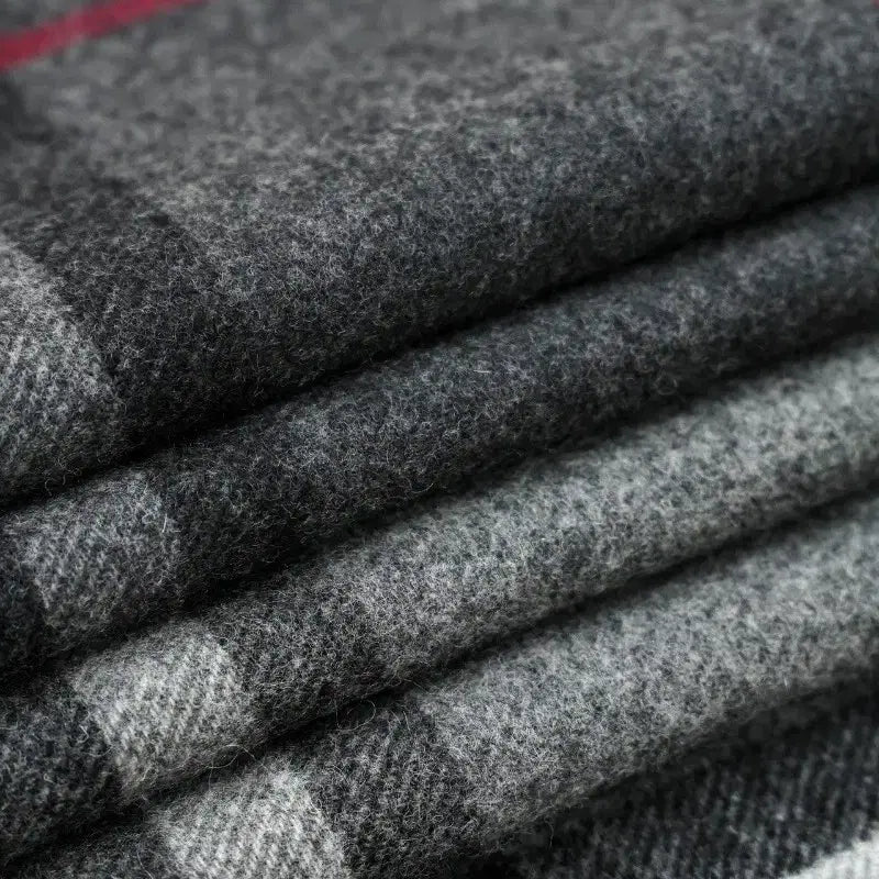 [BUNJANG] Burberry Gray Check Scarf / 버버리 스카프 그레이 체크