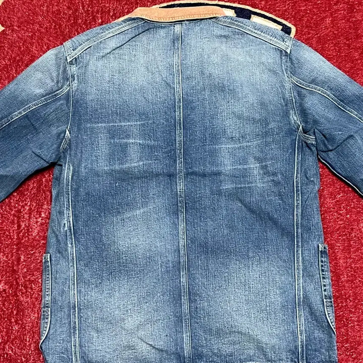 [BUNJANG] RRL Indigo Denim Jacket / RRL 코듀로이 칼라 인디고 데님 자켓