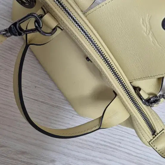 [BUNJANG] Longchamp Le Pliage Extra Leather Mini Tote Bag - Yellow / 롱샴 르 플리아쥬 엑스트라 레더 미니 토트백 YELLOW