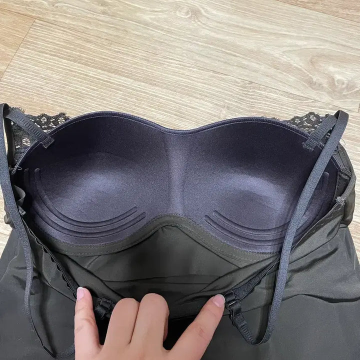 [BUNJANG] Unbranded Lace Camisole 38/85 / 갈색 레이스 캡나시 38/85 새상품