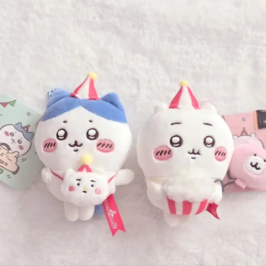 [BUNJANG] Chiikawa Amusement Park Mascot Set / 치이카와 유원지 마스코트set(치이카와,하치와레)