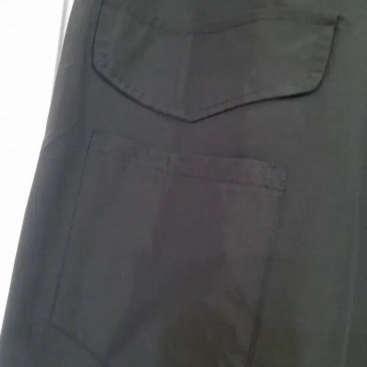 [BUNJANG] Summer Black Wide Leg Trousers Size 77 / 여름. 검정  바스락 왕 주머니. 와이드 베기통바지  거의새거. 77사이