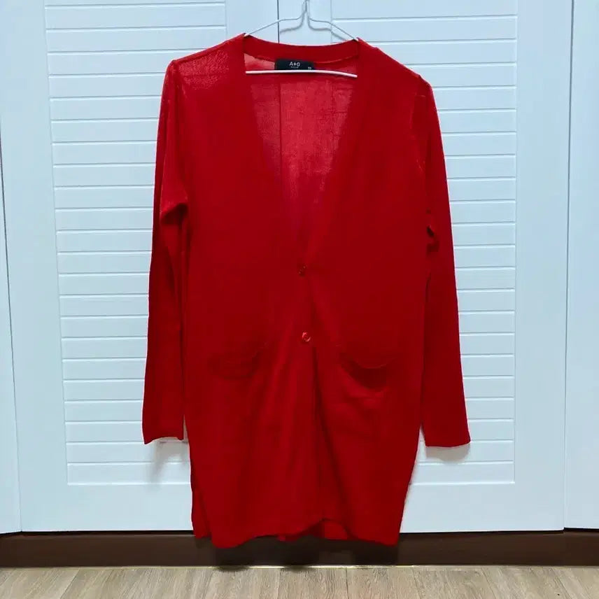 [BUNJANG] AtG Red Cardigan / AtG 레드 가디건