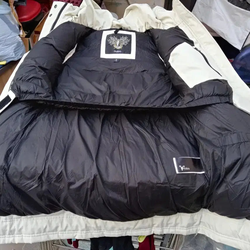 [BUNJANG] Nobis Women's Down Long Padded Jacket (Size S) / 정품 노비스 여성 다운 롱패딩 점퍼 S 새상품수준