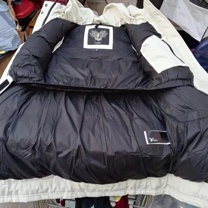 [BUNJANG] Nobis Women's Down Long Padded Jacket (Size S) / 정품 노비스 여성 다운 롱패딩 점퍼 S 새상품수준