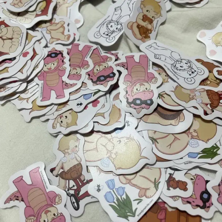 [BUNJANG] Brandy Melville Epoxy & Regular Stickers / 브랜디멜빌 일반 & 에폭시 스티커 개당가격