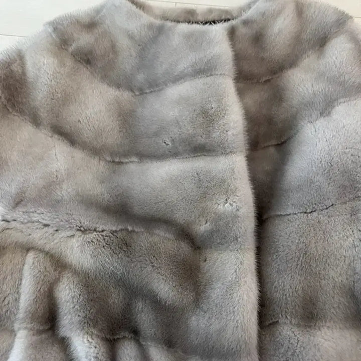 [BUNJANG] Artistry Sapphire Gray Mink Jacket / 아르티리소 사파이어그레이 숏밍크 자켓