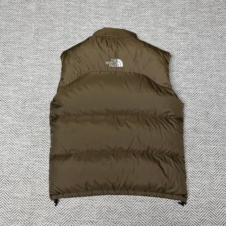 [BUNJANG] The North Face Center Logo Brown 700 Nuptse Vest / [L] 노스페이스 센터로고 브라운 700 눕시 패딩 베스트 조끼