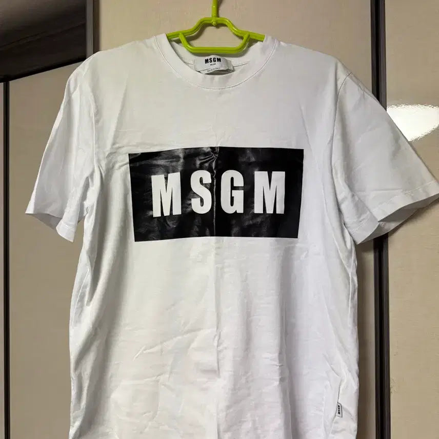 [BUNJANG] MSGM Box Logo T-shirt (Size S) / MSGM 박스 로고 반팔티 S