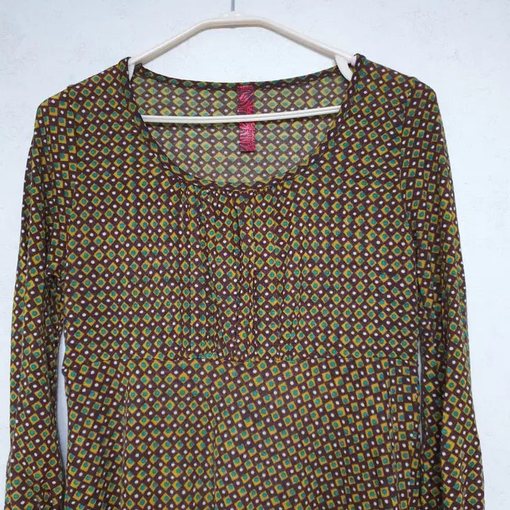 [BUNJANG] Unbranded Thin Knit Dress - Brown - Size S / 얇은 니트 원피스 55 S 브라운