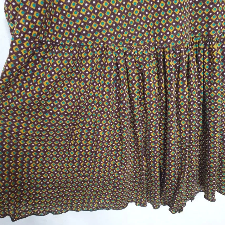 [BUNJANG] Unbranded Thin Knit Dress - Brown - Size S / 얇은 니트 원피스 55 S 브라운