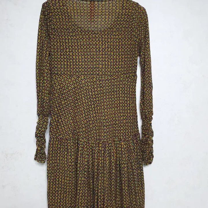 [BUNJANG] Unbranded Thin Knit Dress - Brown - Size S / 얇은 니트 원피스 55 S 브라운