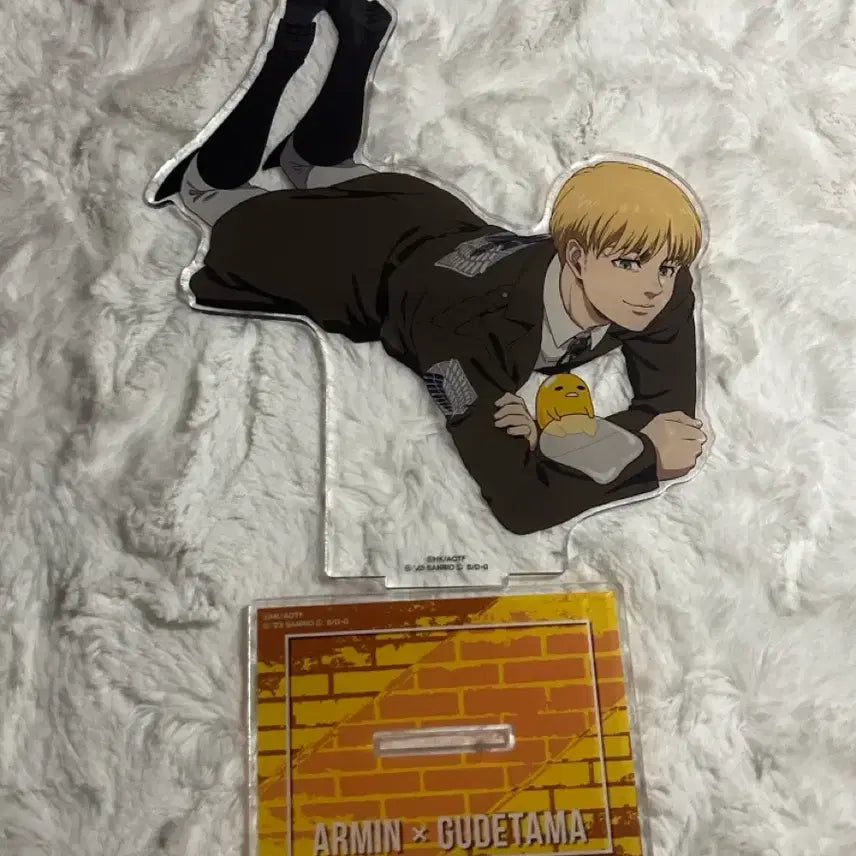 [BUNJANG] Attack on Titan Gudetama Armin Arlert Acrylic Stand / 진격거 구데타마 아르민 알레르토 아크릴 L사이즈