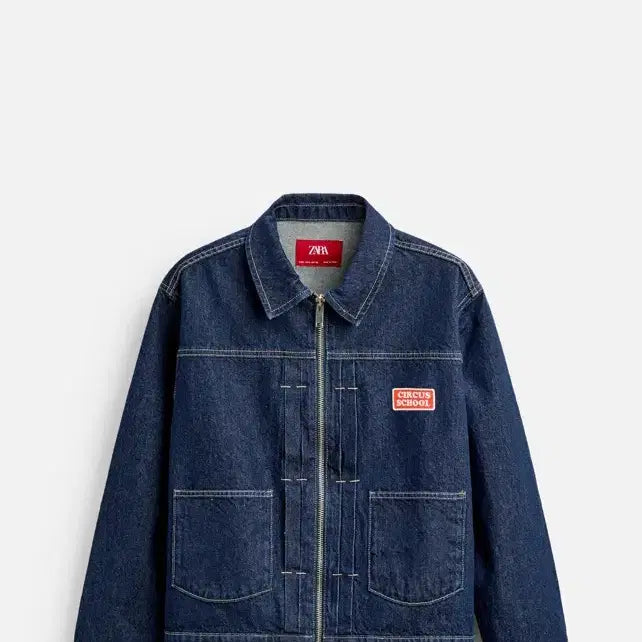 [BUNJANG] ZARA Denim Jacket / (L)자라 데님 점퍼