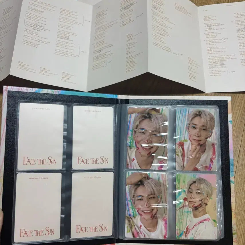 세븐틴 Face the Sun 앨범 + 포토카드