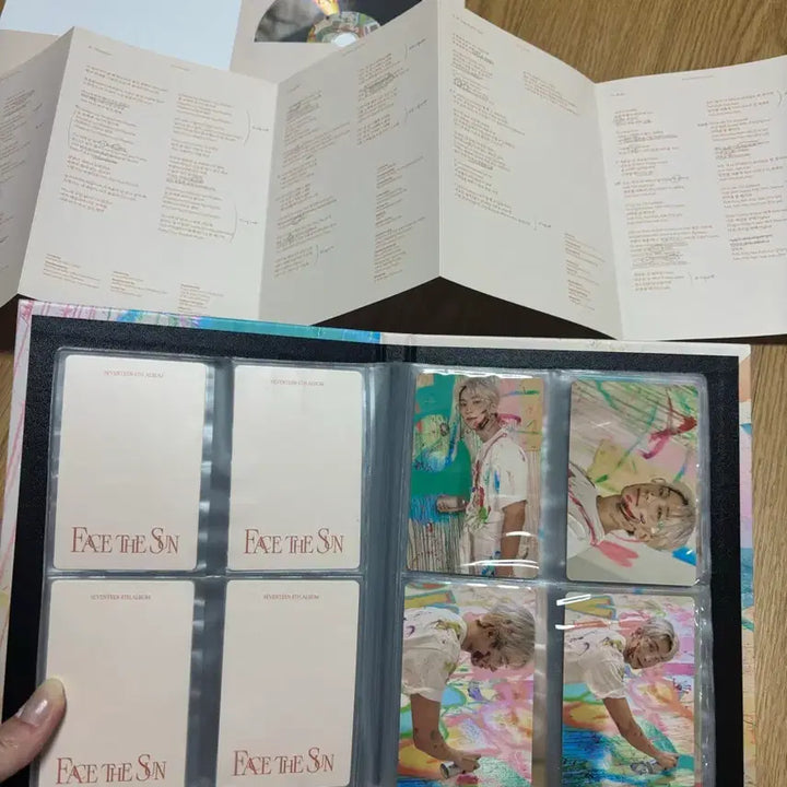 세븐틴 Face the Sun 앨범 + 포토카드