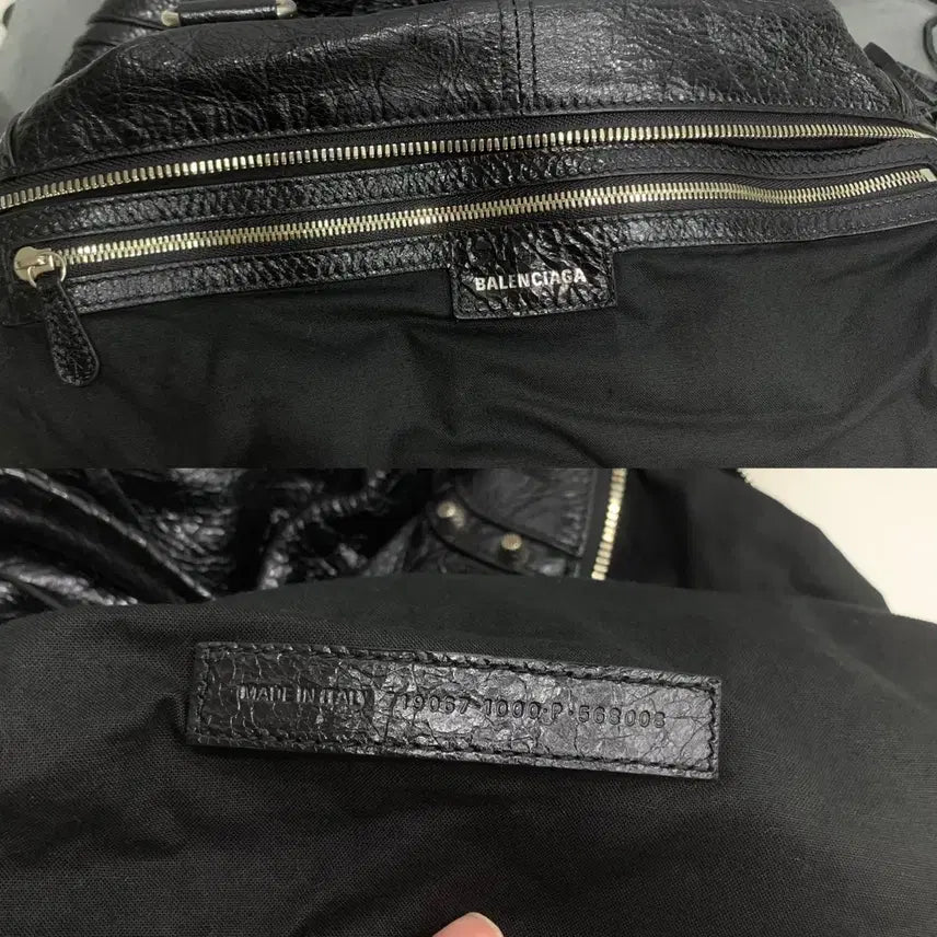 [BUNJANG] Balenciaga Le Cagole Medium Tote Bag Black Leather / 발렌시아가 르카골 미디엄 토트백 숄더백 블랙 레더 가방 미디움
