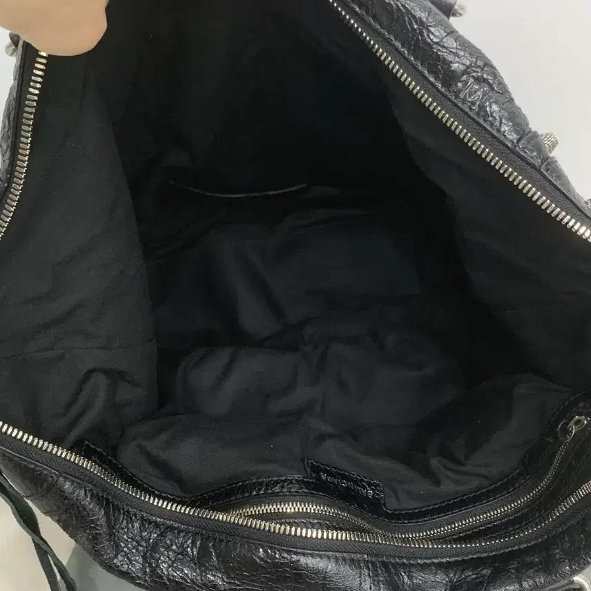 [BUNJANG] Balenciaga Le Cagole Medium Tote Bag Black Leather / 발렌시아가 르카골 미디엄 토트백 숄더백 블랙 레더 가방 미디움