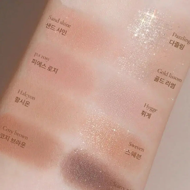 [BUNJANG] Mude 01 Warm Memory Eyeshadow Palette / 뮤드 숄 모먼트 아이섀도우팔레트 01 웜메모리