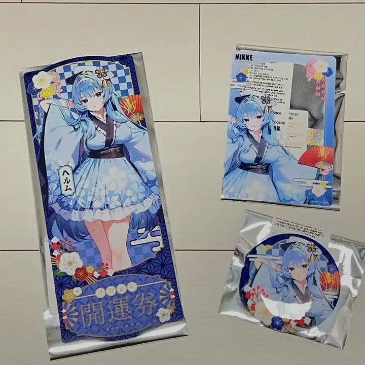 [BUNJANG] Nikke Illustar Helm New Year Goods Bundle Set / 니케 일러스타 신년 헬름 굿즈 일괄 판매합니다. (구성추가)