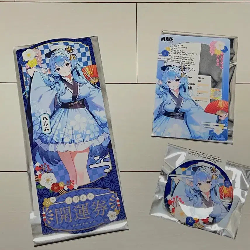 [BUNJANG] Nikke Illustar Helm New Year Goods Bundle Set / 니케 일러스타 신년 헬름 굿즈 일괄 판매합니다. (구성추가)