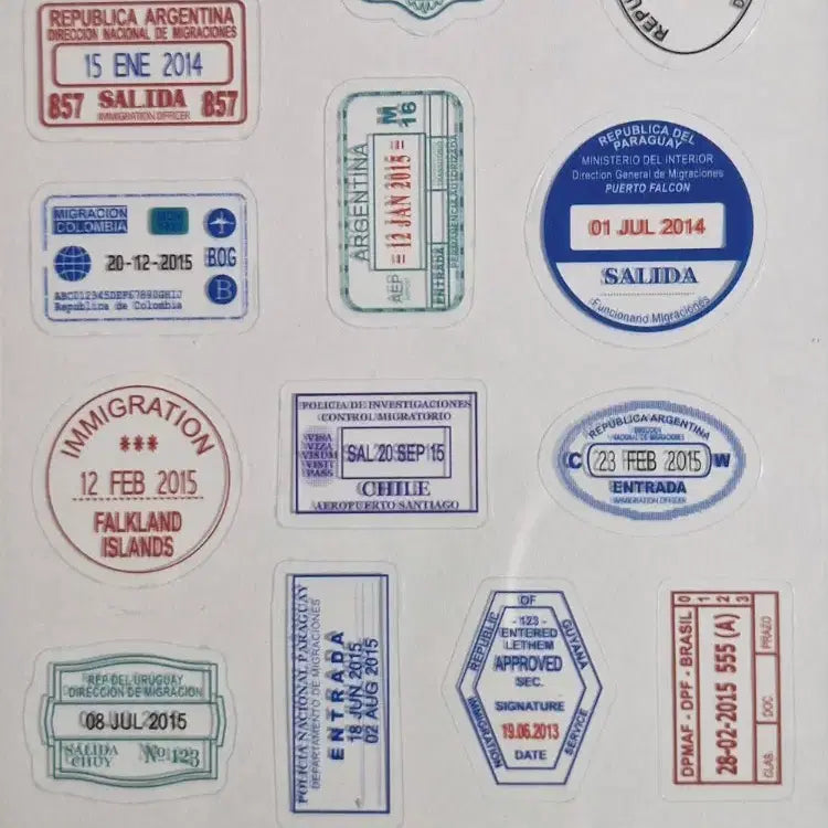 [BUNJANG] Vintage Red Scrapbooking Starter Set / 빈티지5) 빈티지 다꾸 입문 세트 RED(배경지, 라벨, 스티커 등)