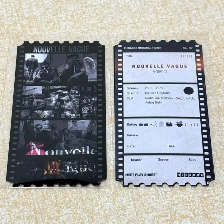 [BUNJANG] Nouvelle Vague Main Poster and Original Ticket / 누벨바그 메인 포스터 오리지널 티켓