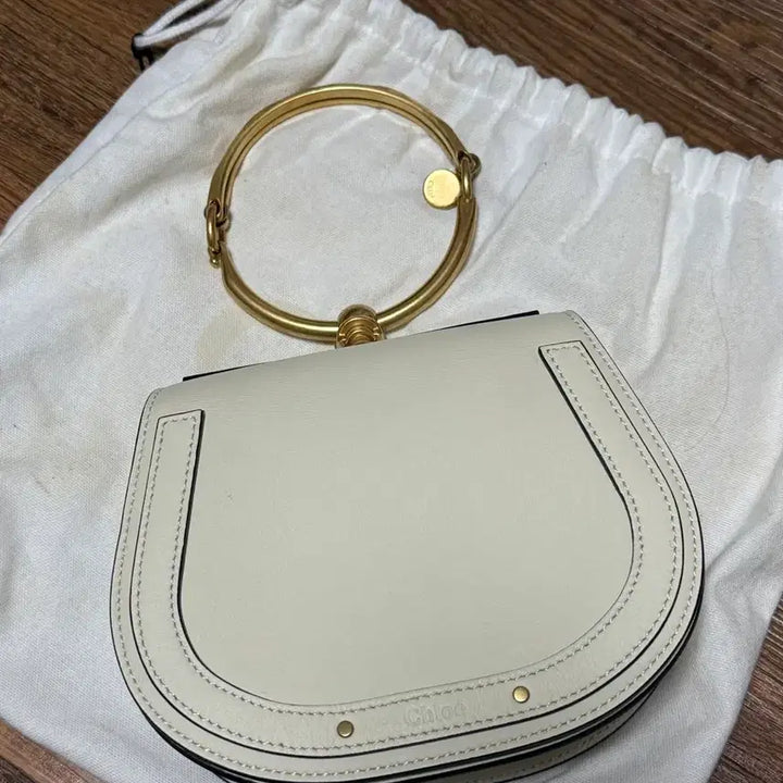 [BUNJANG] Chloe Nile Ivory Handbag / 끌로에 나일백 아이보리 정품