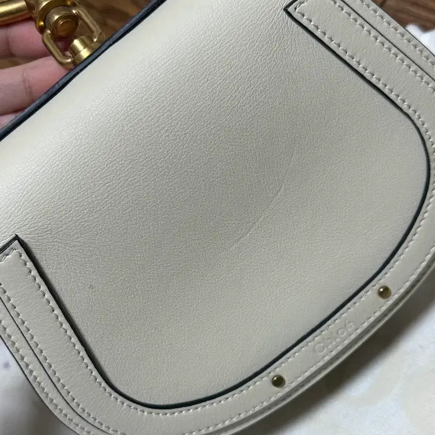 [BUNJANG] Chloe Nile Ivory Handbag / 끌로에 나일백 아이보리 정품