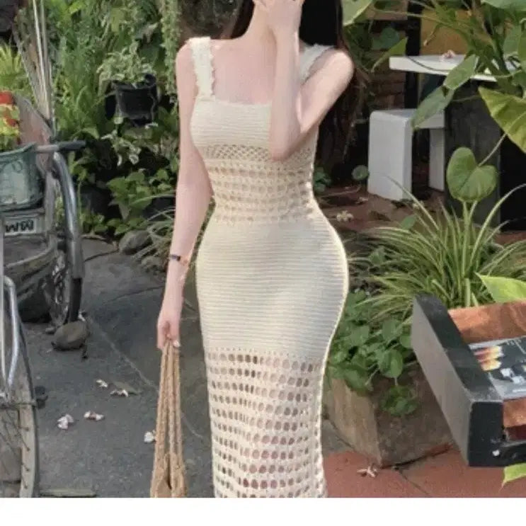 [BUNJANG] Merrymond Rattan Dress / 메리몬드 라탄가게 원피스