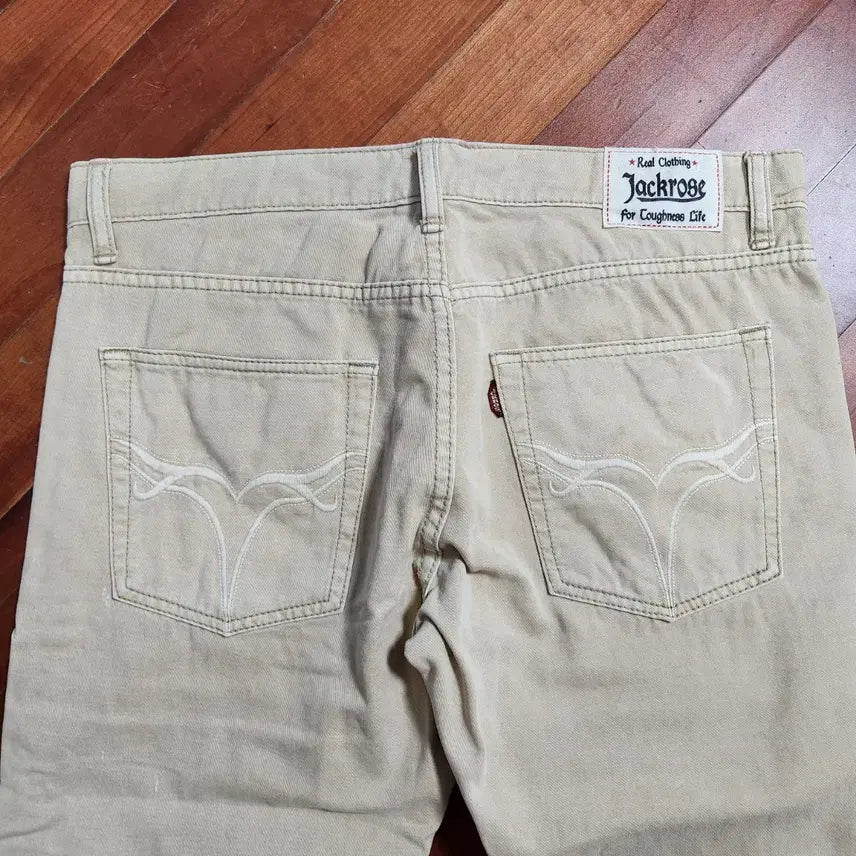 [BUNJANG] Jackrose Americana Western Semi-Bootcut Cotton Pants / 잭로즈 아메카지 웨스턴 세미 부츠컷 면바지 팬츠