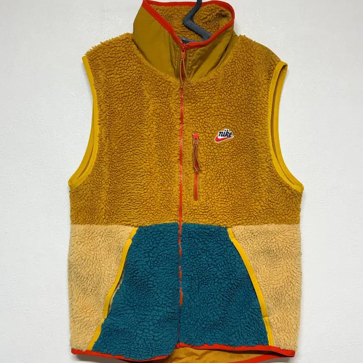 [BUNJANG] Nike Fleece Colorblock Vest L / 나이키 플리스 배색 조끼 L