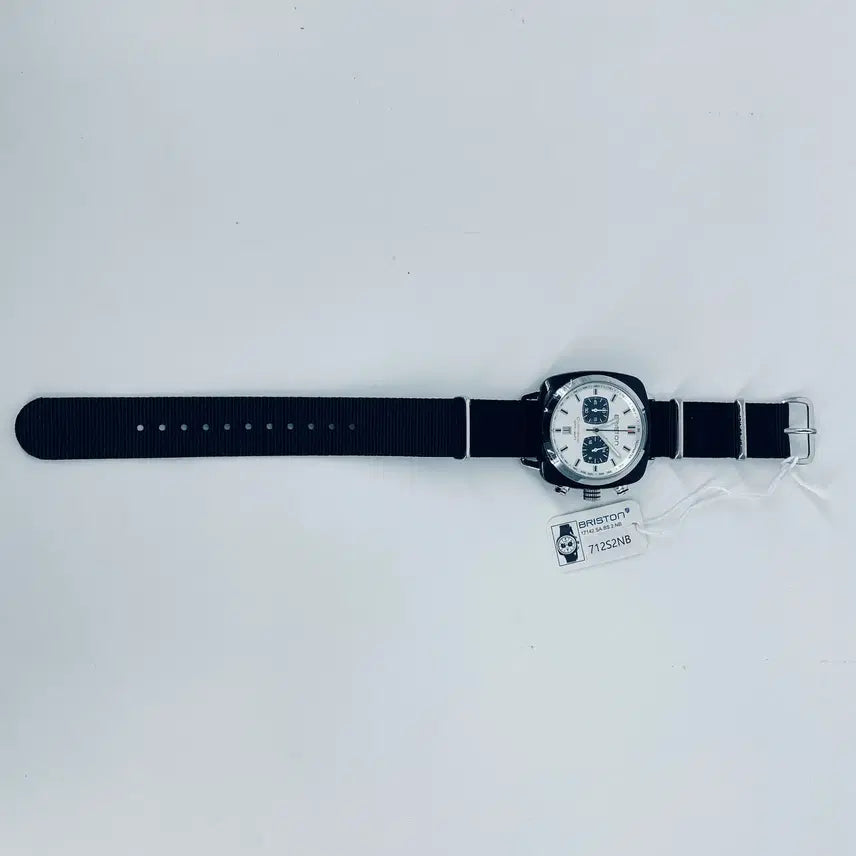 [BUNJANG] Briston Clubmaster Sport Chronograph Watch / [시계] 브리스톤 클럽마스터 스포츠 크로노그래프 실버/블랙 712S2NB