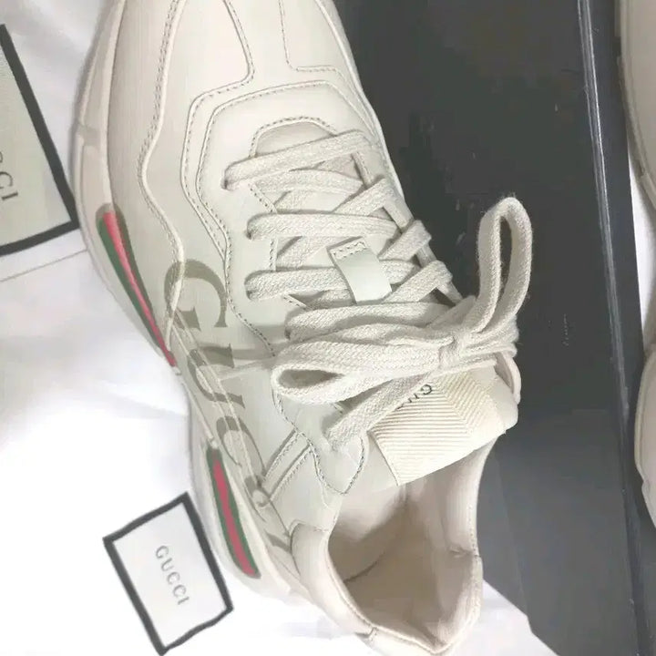 [BUNJANG] Gucci Rhyton Sneakers / A+38 250~255 구찌 라이톤 스니커즈 정가130만원대 띠로고