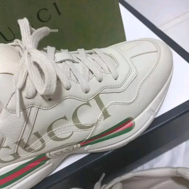 [BUNJANG] Gucci Rhyton Sneakers / A+38 250~255 구찌 라이톤 스니커즈 정가130만원대 띠로고