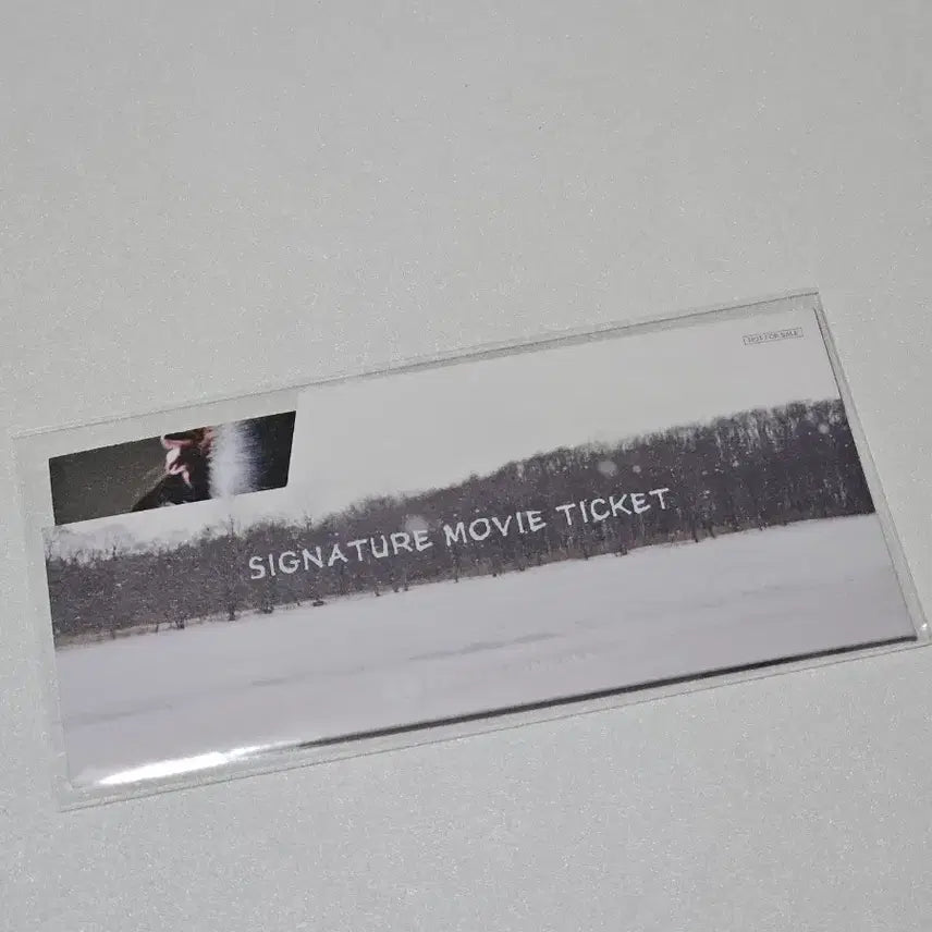 [BUNJANG] Movie My Sunshine Signature Ticket / 영화 마이선샤인 무비티켓 시그니처티켓 롯데시네마 굿즈
