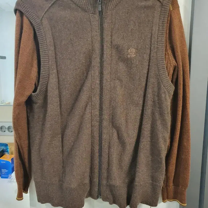 [BUNJANG] SGF Superior Wool Knit and Vest Set / SGF 슈페리어   울소재  니트+베스트 SET