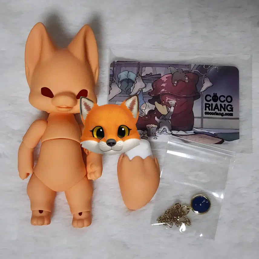 [BUNJANG] CocoRien Orange Niya Doll Head / 코코리앙 오렌지 니야