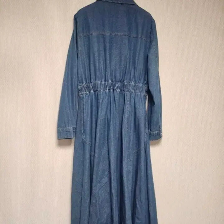 [BUNJANG] The Attico Denim Long Dress / 더틸버리 청 데님 롱 원피스