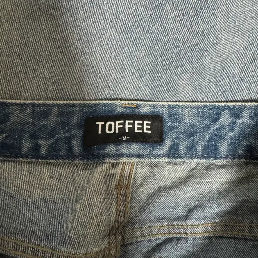 [BUNJANG] TOFFEE Wide Denim Pants Oil Indigo M / 토피 와이드 데님 팬츠 오일인디고 M