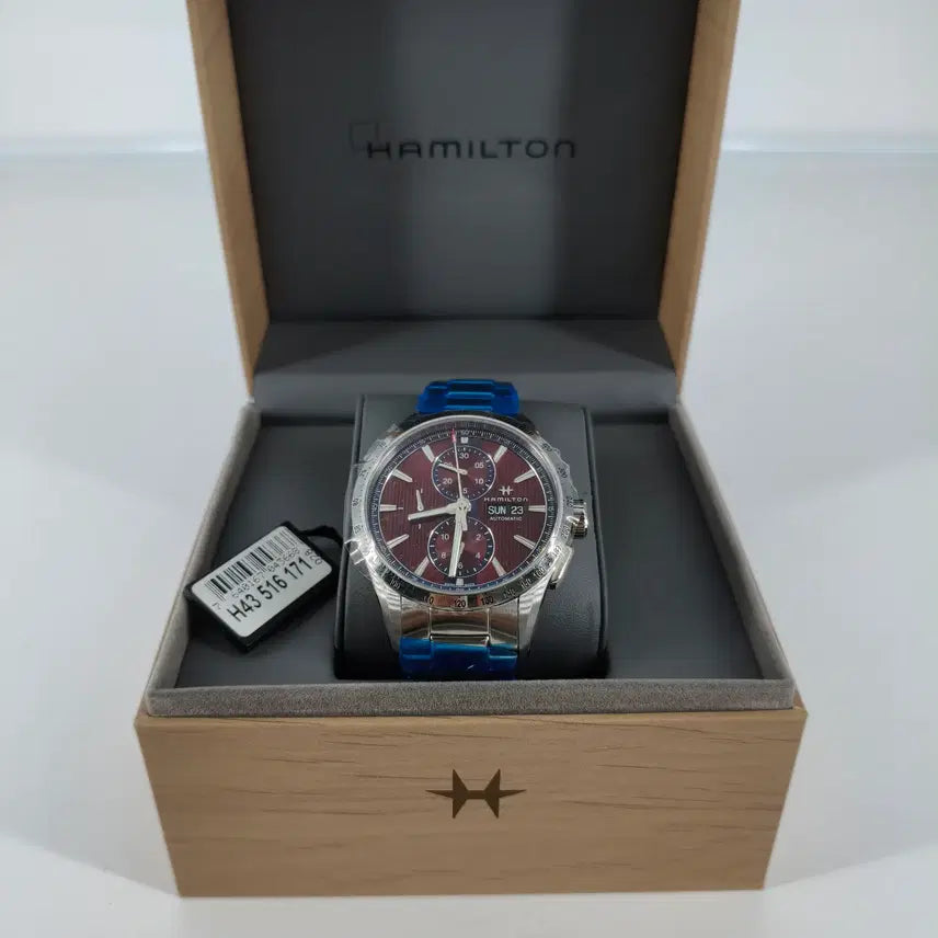 [BUNJANG] Hamilton Broadway Auto Chrono 43mm Watch / [시계] 해밀턴 브로드웨이 오토 크로노 43mm (H43516171)