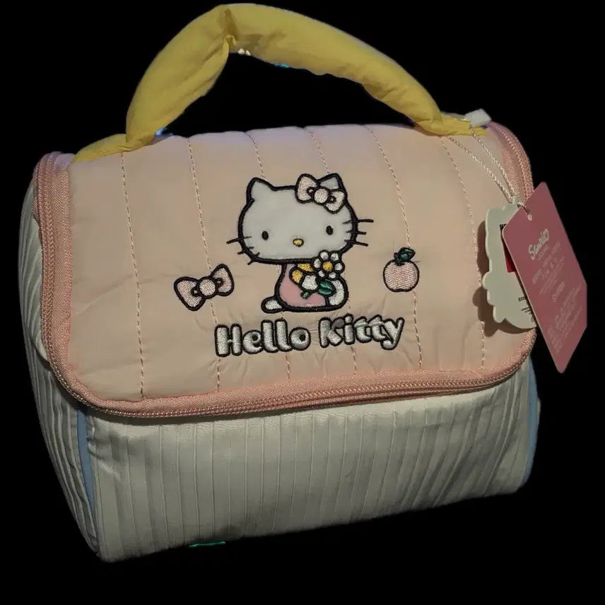 [BUNJANG] Hello Kitty Quilted Pouch Bag / 헬로키티 퀼팅 파우치 가방 두가지