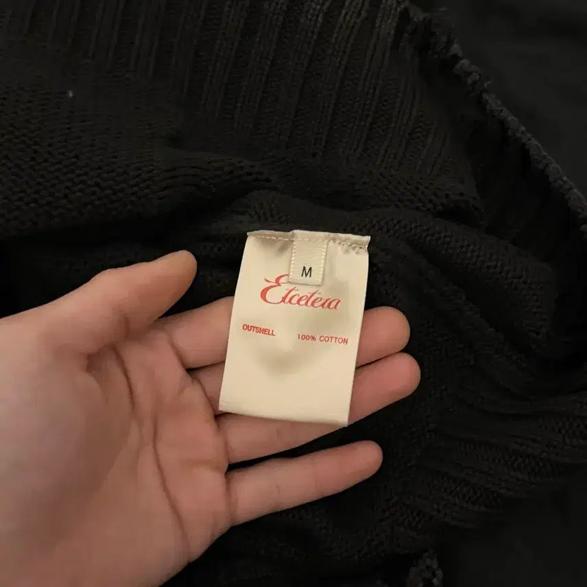 [BUNJANG] ETCE Distroyed Washed Knit Black / etce 디스트로이드 워시드 니트 블랙