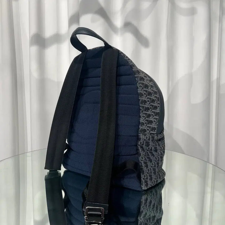 [BUNJANG] Dior Oblique Jacquard Backpack Black / 디올 오블리크 자카드 루테늄 라이더 백팩 블랙