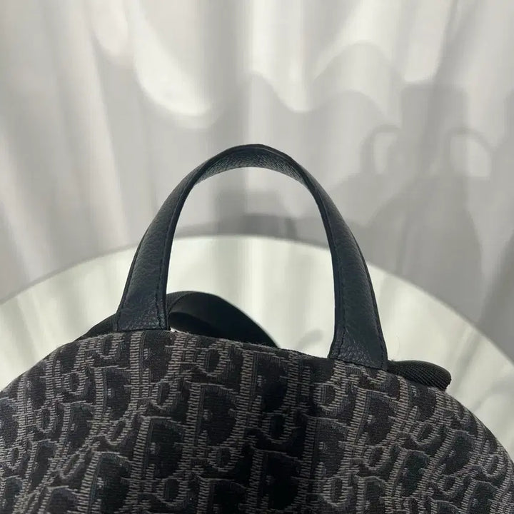 [BUNJANG] Dior Oblique Jacquard Backpack Black / 디올 오블리크 자카드 루테늄 라이더 백팩 블랙