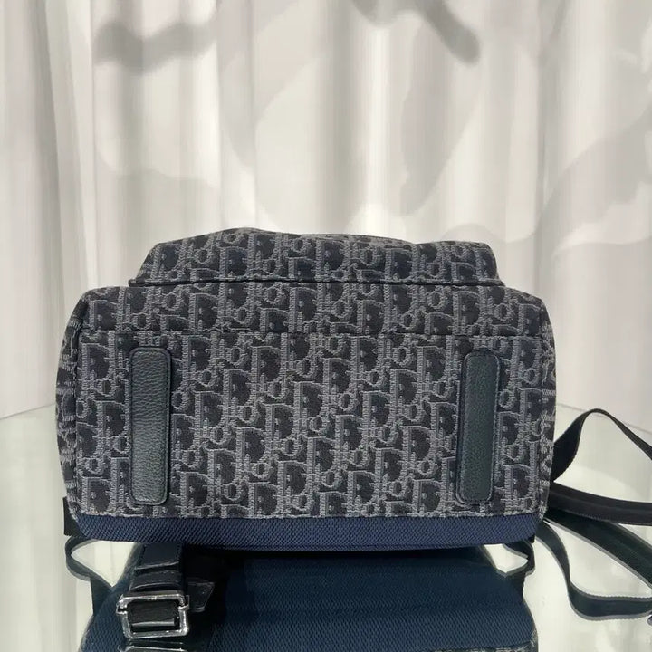 [BUNJANG] Dior Oblique Jacquard Backpack Black / 디올 오블리크 자카드 루테늄 라이더 백팩 블랙