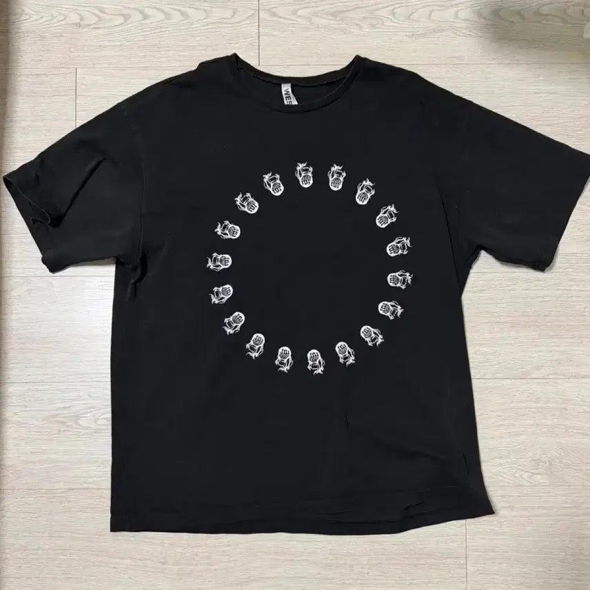 [BUNJANG] WESKEN Skull Print T-shirt / WESKEN 웨스켄 반팔티