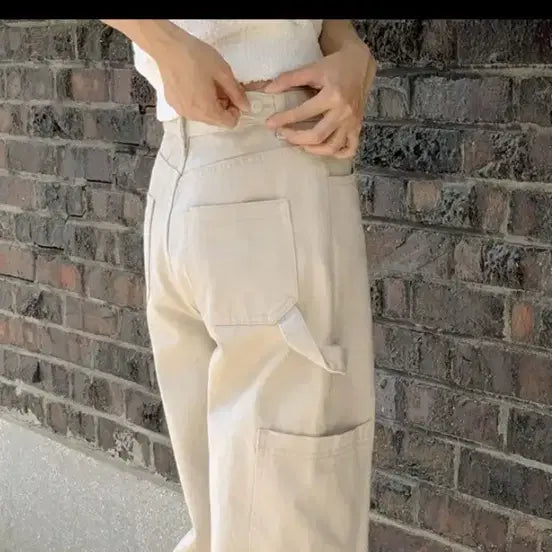 [BUNJANG] GoGoSing Semi Wide Cargo Pants M Ver.155 / 고고싱 세미와이드 카고팬츠 M ver.155 에이블리 지그재그