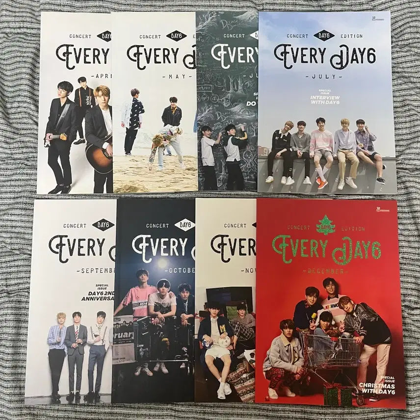 [BUNJANG] Day6 Magazine Bundle Set / 데이식스 에데식 매거진 (4-12월 일괄)