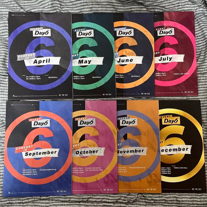 [BUNJANG] Day6 Magazine Bundle Set / 데이식스 에데식 매거진 (4-12월 일괄)